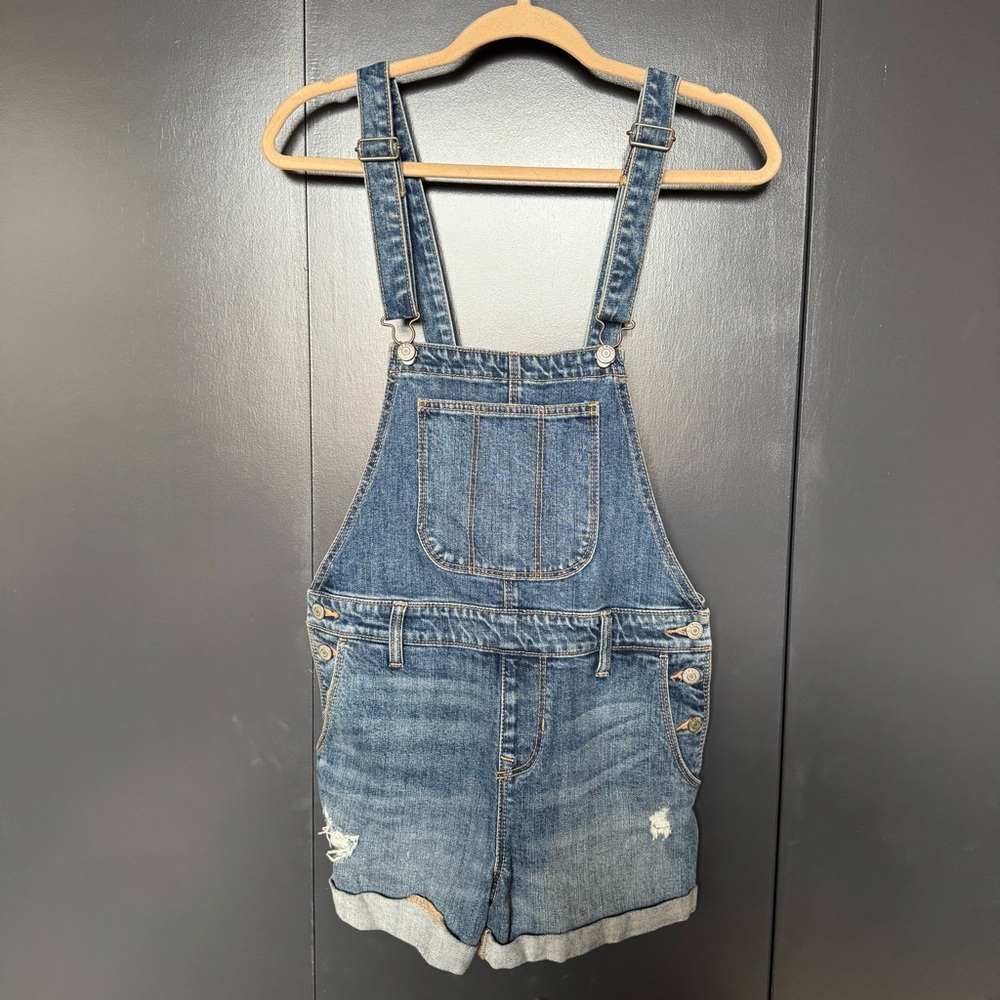 Old Navy Distressed Overalls